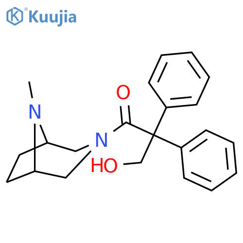 1-Propanone,3-hydroxy-1-(8-methyl-3,8-diazabicyclo[3.2.1]oct-3-yl)-2,2-diphenyl- structure