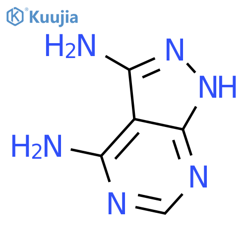 2H-pyrazolo[3,4-d]pyrimidine-3,4-diamine structure