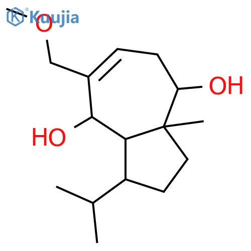 7-Isodaucene-6,10,14-triol; (1β,5α,6α,10β)-form, 14-Me ether structure