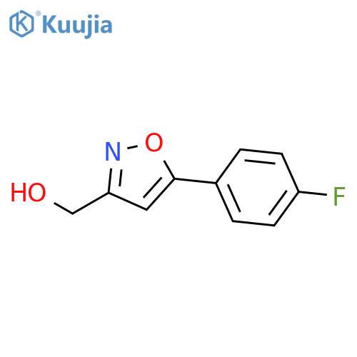 5-(4-Fluorophenyl)-3-isoxazolemethanol structure
