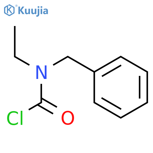 Carbamic chloride, ethyl(phenylmethyl)- structure