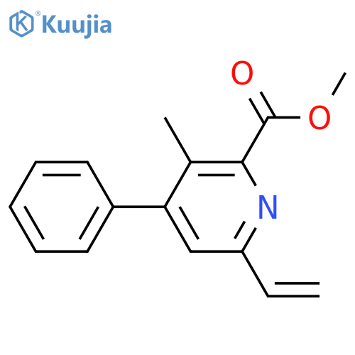 6-Ethenyl-3-methyl-4-phenyl-2-pyridinecarboxylic Acid Methyl Ester structure