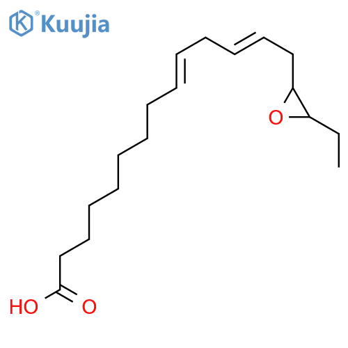 9,12-Tetradecadienoicacid, 14-[(2R,3S)-3-ethyl-2-oxiranyl]-, (9Z,12Z)-rel- structure