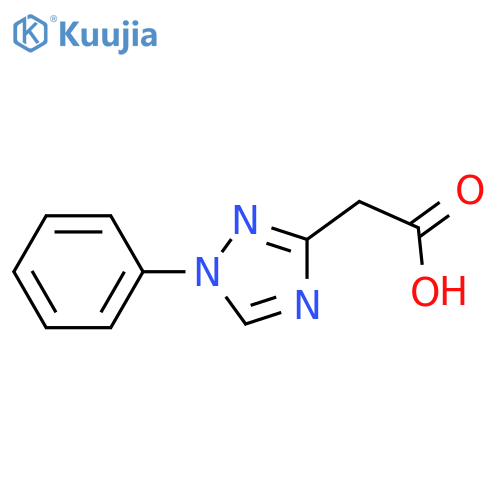 (1-Phenyl-1H-1,2,4-triazol-3-yl)acetic acid structure