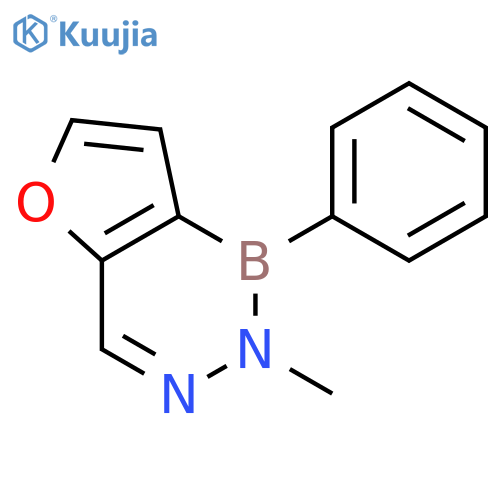 Furo[3,2-d][1,2,3]diazaborine, 1,2-dihydro-2-methyl-1-phenyl- structure