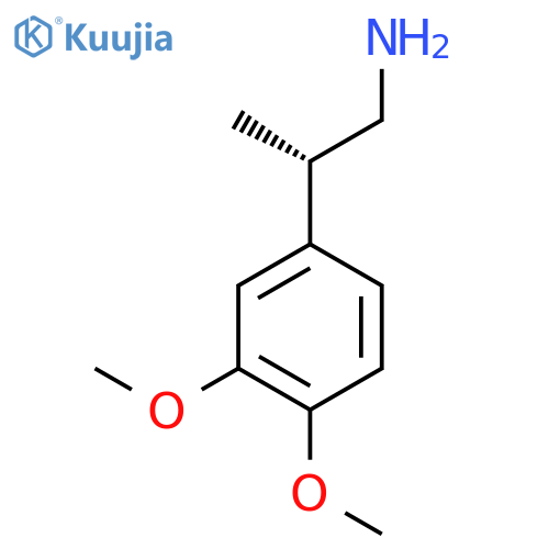 (betaS)-3,4-Dimethoxy-beta-methylbenzeneethanamine structure
