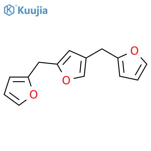 Furan,2,4-bis(2-furanylmethyl)- structure