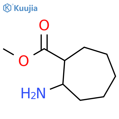 methyl 2-aminocycloheptane-1-carboxylate structure