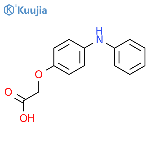 2-4-(Phenylamino)phenoxyacetic Acid structure
