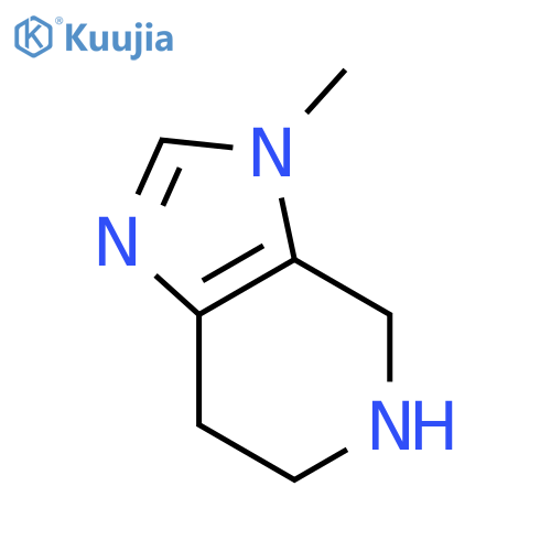 3-methyl-3H,4H,5H,6H,7H-imidazo4,5-cpyridine structure