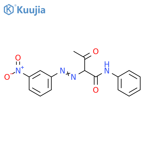 Butanamide, 2-[(3-nitrophenyl)azo]-3-oxo-N-phenyl- structure