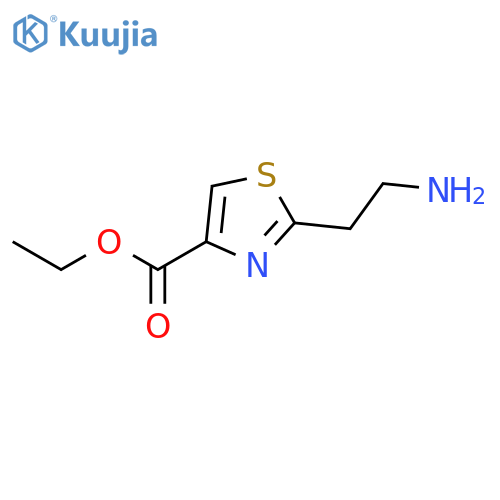 Ethyl 2-(2-aminoethyl)-1,3-thiazole-4-carboxylate structure