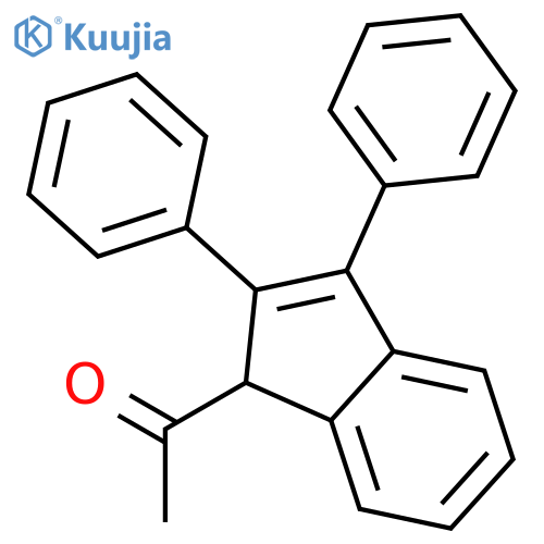 Ethanone,1-(2,3-diphenyl-1H-inden-1-yl)- structure