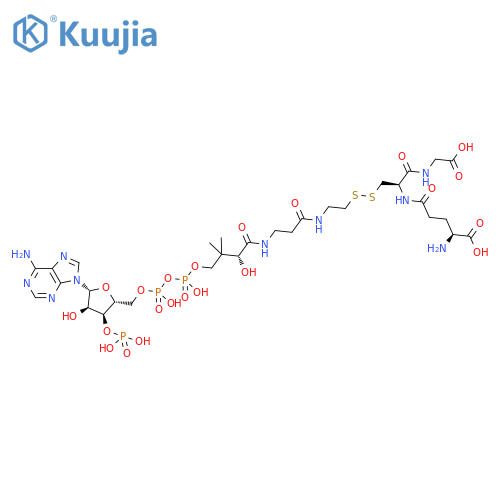 Glutathione-CoA disulfide structure