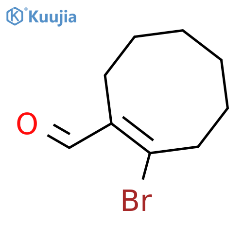 1-Cyclooctene-1-carboxaldehyde, 2-bromo- structure