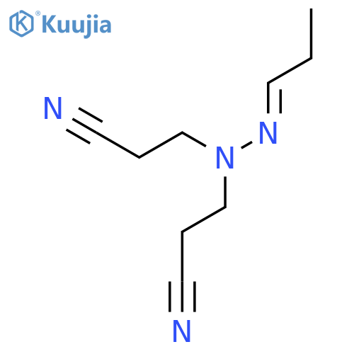 Propanenitrile, 3,3'-(propylidenehydrazono)bis- structure