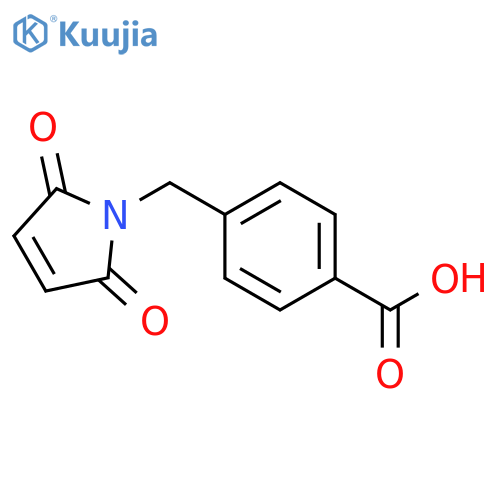 4-(2,5-dioxo-2,5-dihydro-1H-pyrrol-1-yl)methylbenzoic acid structure