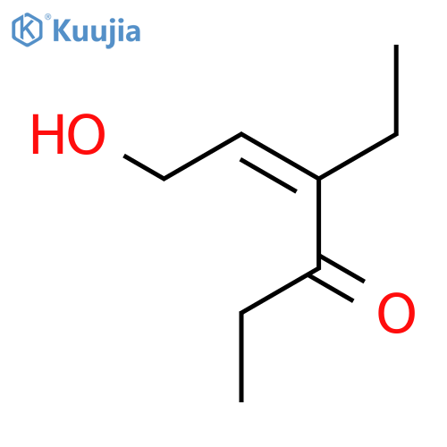 4-HEXEN-3-ONE, 4-ETHYL-6-HYDROXY-, (Z)- structure