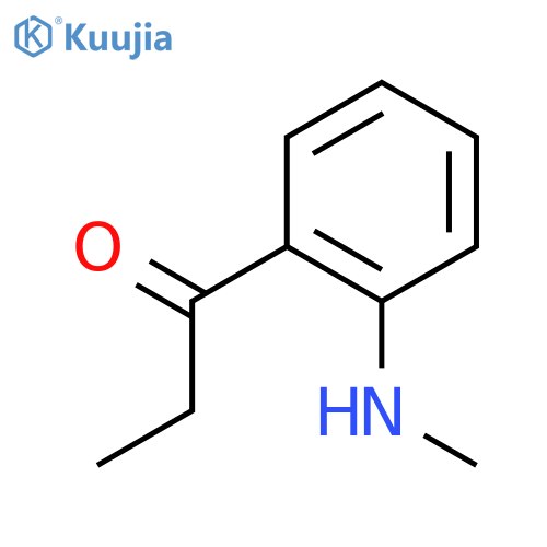 1-Propanone, 1-[2-(methylamino)phenyl]- structure
