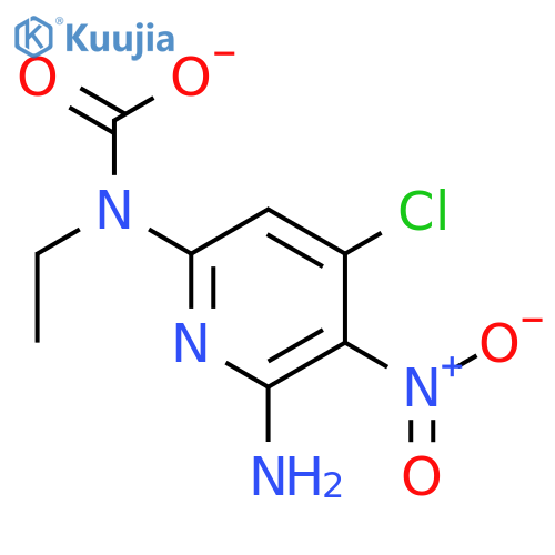 Carbamic acid,(6-amino-4-chloro-5-nitro-2-pyridinyl)-, ethyl ester (9CI) structure
