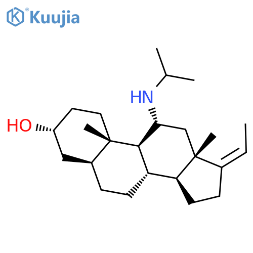 Pregn-17(20)-en-3-ol, 11-[(1-methylethyl)amino]-, (3a,5a,11a,17Z)- structure