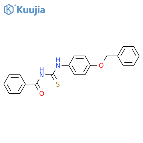 BENZAMIDE, N-[[[4-(PHENYLMETHOXY)PHENYL]AMINO]THIOXOMETHYL]- structure