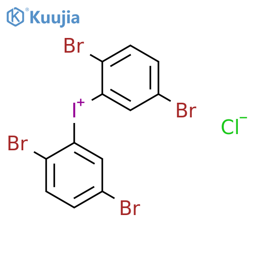 IODONIUM, BIS(2,5-DIBROMOPHENYL)-, CHLORIDE structure