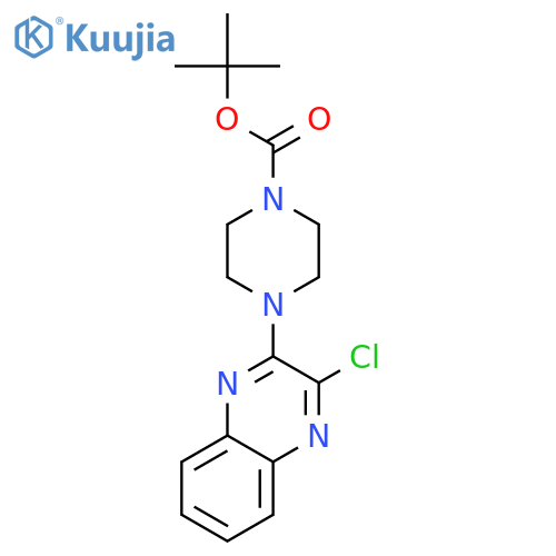 Tert-butyl 4-(3-chloroquinoxalin-2-yl)piperazine-1-carboxylate structure