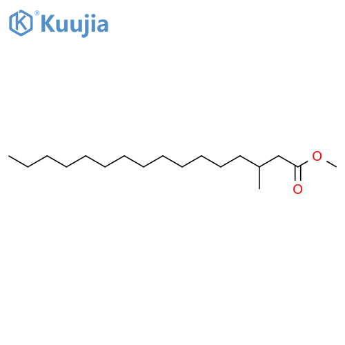 Hexadecanoic acid, 3-methyl-, methyl ester structure