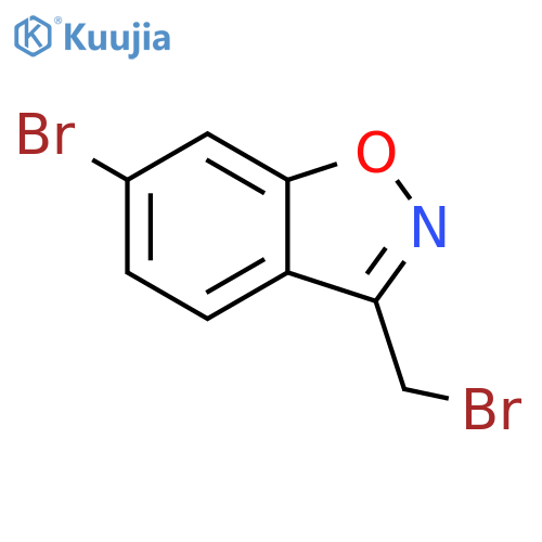 6-bromo-3-(bromomethyl)-1,2-Benzisoxazole structure