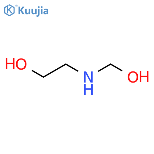 2-[(Hydroxymethyl)amino]ethanol structure