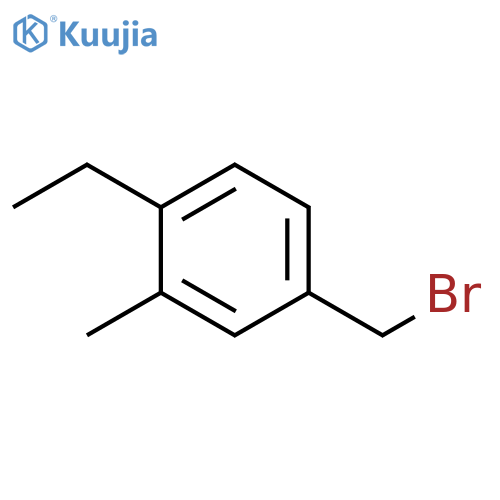 4-Ethyl-3-methylbenzyl bromide structure