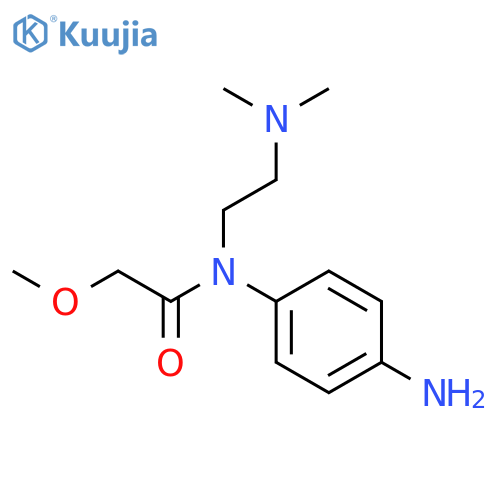 Acetamide, N-(4-aminophenyl)-N-[2-(dimethylamino)ethyl]-2-methoxy- structure