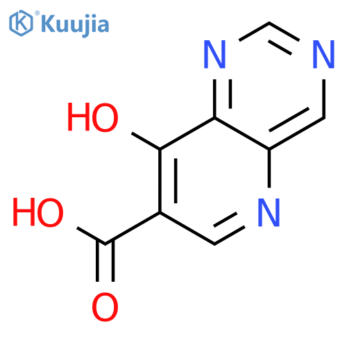 PYRIDO[3,2-D]PYRIMIDINE-7-CARBOXYLIC ACID, 8-HYDROXY- structure