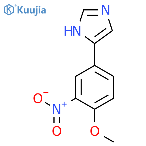 4-(4-methoxy-3-nitrophenyl)-1H-imidazole structure