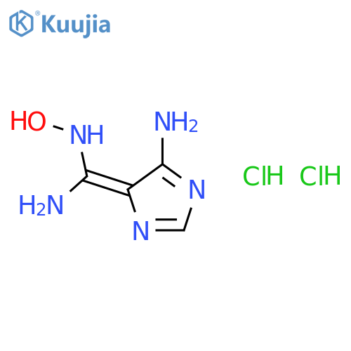1H-Imidazole-4-carboximidamide,5-amino-N-hydroxy-, hydrochloride (1:2) structure