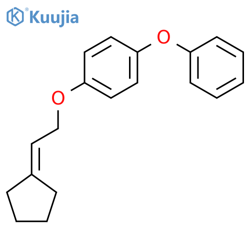 Benzene, 1-(2-cyclopentylideneethoxy)-4-phenoxy- structure