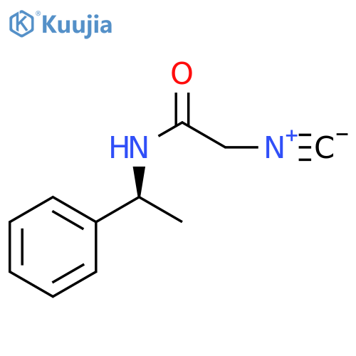 Acetamide, 2-isocyano-N-[(1S)-1-phenylethyl]- structure