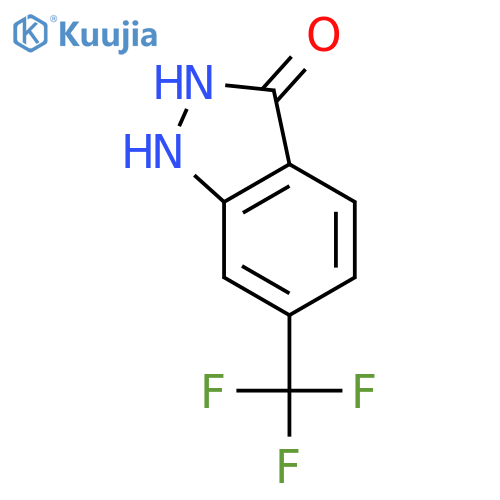 3-Hydroxy-6-trifluromethyl-(1H)-indazole structure