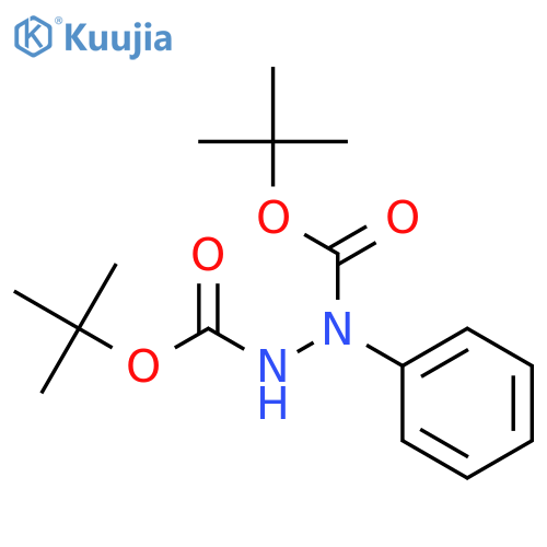 N'-(tert-butoxy)carbonyl-N-phenyl(tert-butoxy)carbohydrazide structure