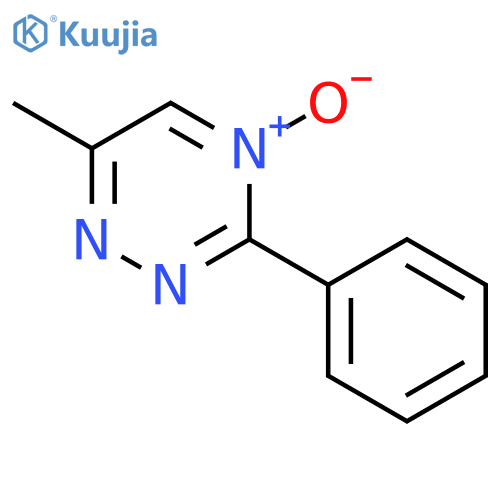 1,2,4-Triazine, 6-methyl-3-phenyl-, 4-oxide structure