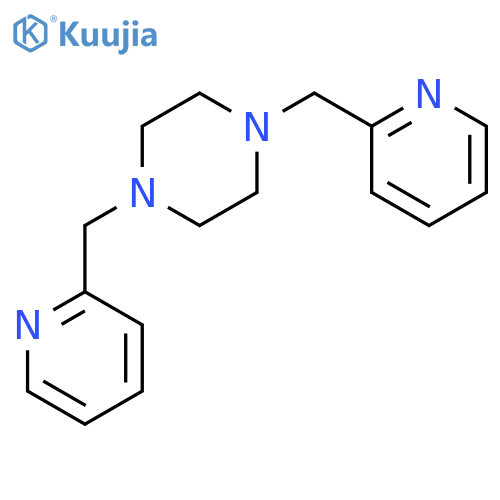 1,4-Bis-pyridin-2-ylmethyl-piperazine structure