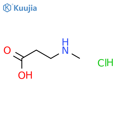 3-(Methylamino)propanoic acid hydrochloride structure