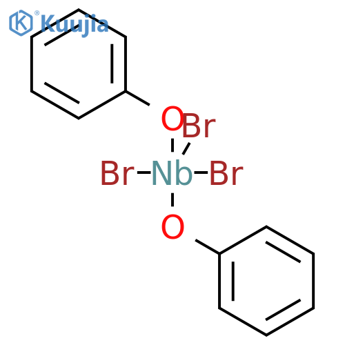 Niobium, tribromodiphenoxy- structure