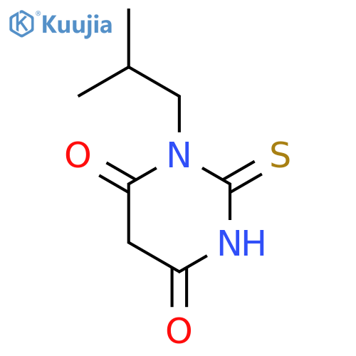 1-(2-methylpropyl)-2-sulfanylidene-1,3-diazinane-4,6-dione structure
