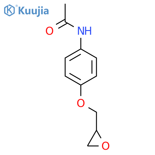 N-4-(oxiran-2-ylmethoxy)phenylacetamide structure