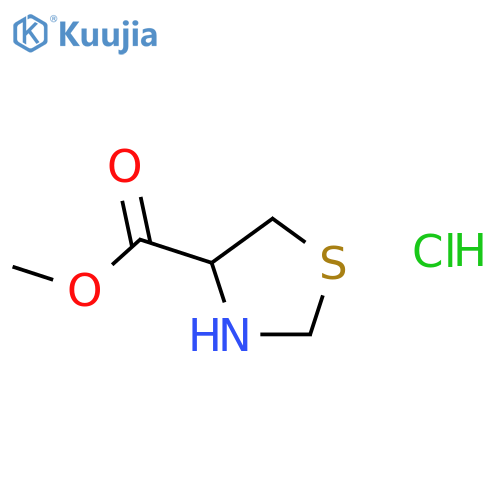methyl (4R)-1,3-thiazolidine-4-carboxylate hydrochloride structure