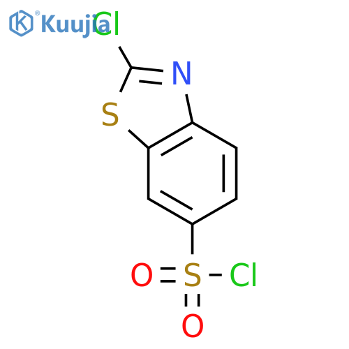 2-Bhloro-1,3-benzothiazole-6-sulfonyl chloride structure
