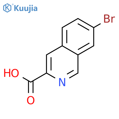 7-Bromoisoquinoline-3-carboxylic acid structure