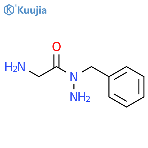 Glycine, N-(phenylmethyl)-, hydrazide structure